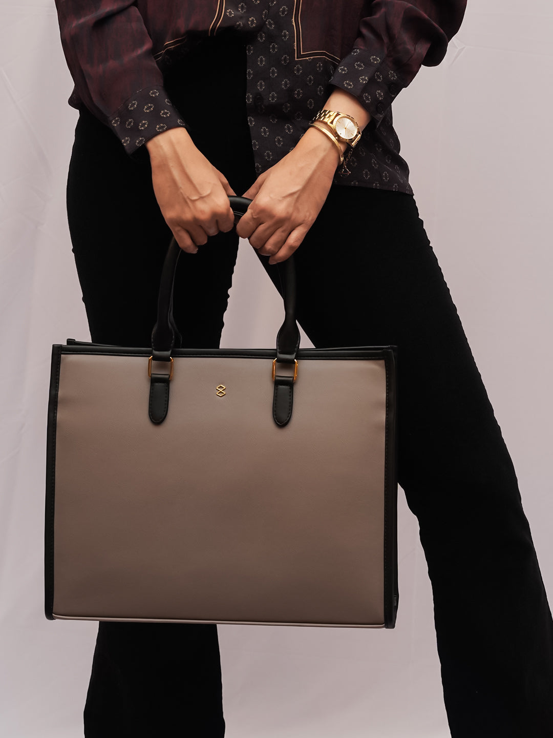 HORRA BIG OFFICE TOTE BAG FOR WOMEN COMPATIBLE FOR 13 INCH LAPTOP
