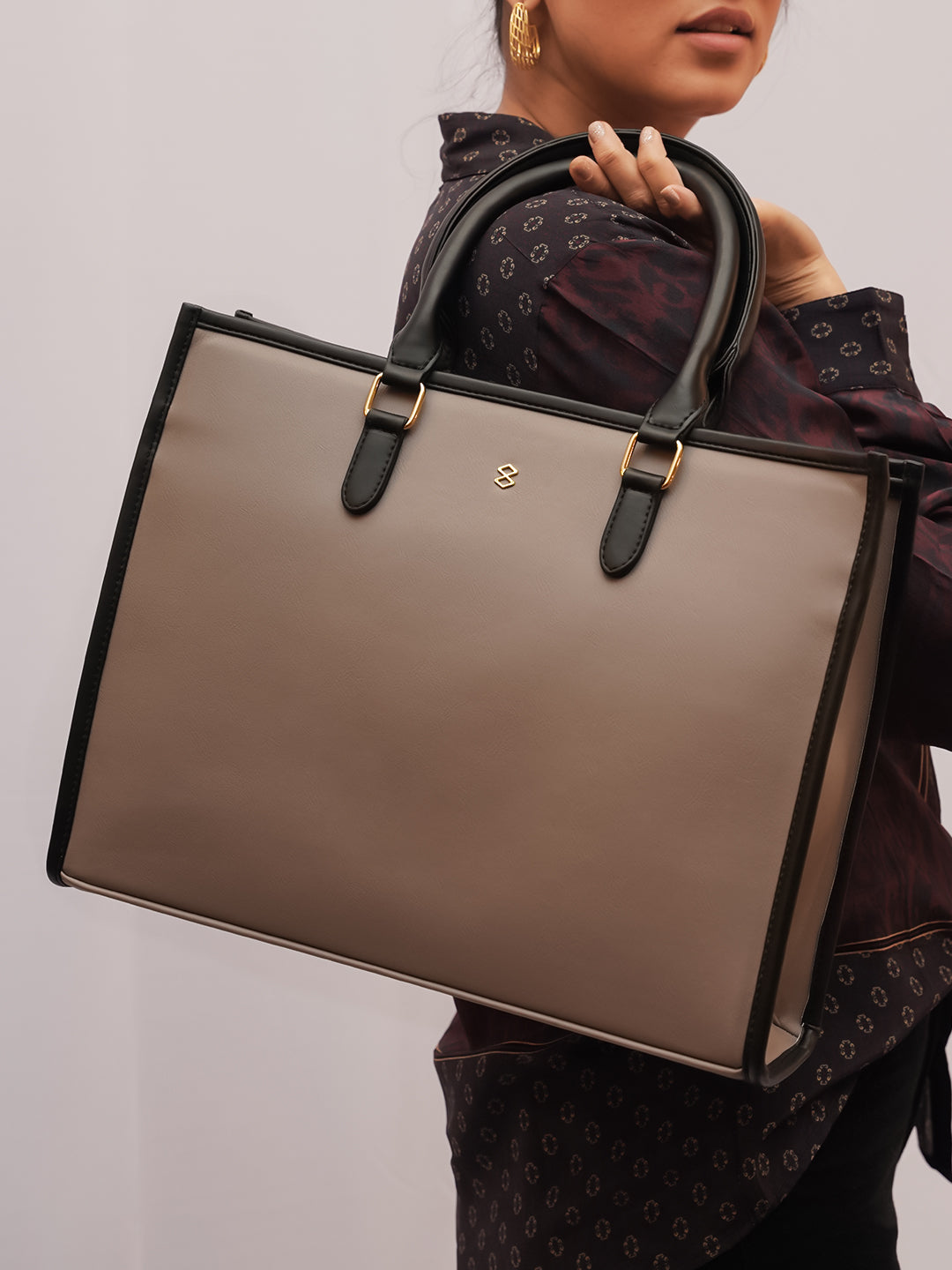 HORRA BIG OFFICE TOTE BAG FOR WOMEN COMPATIBLE FOR 13 INCH LAPTOP