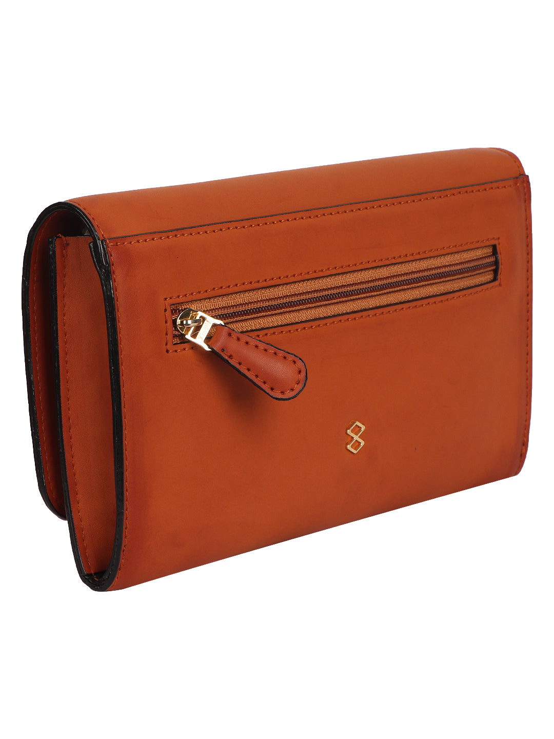 HORRA CASUAL ENVELOPE CLUTCH TAN