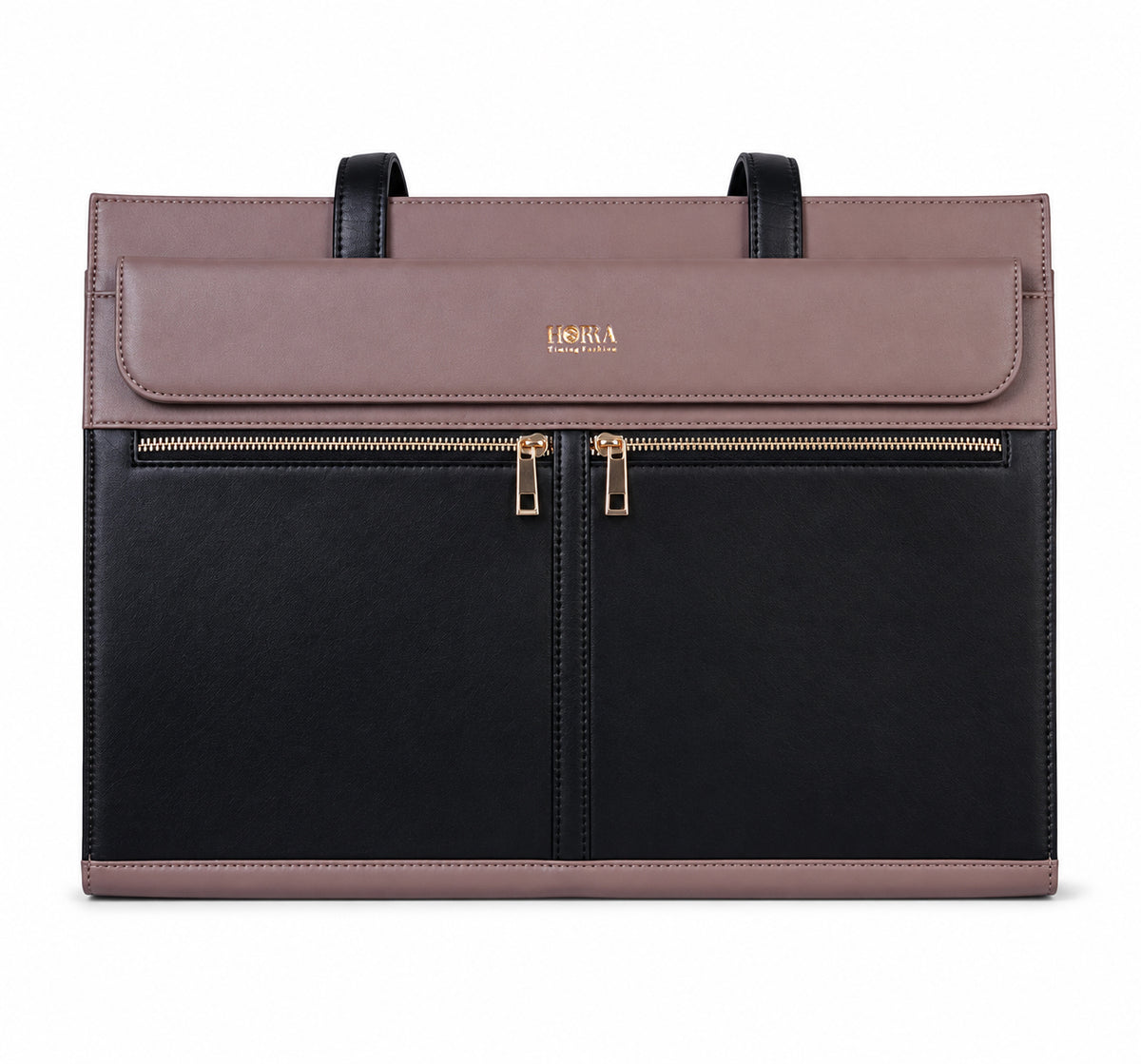 HORRA Vegan Leather 14 Inch Laptop Handbag For Women Office use