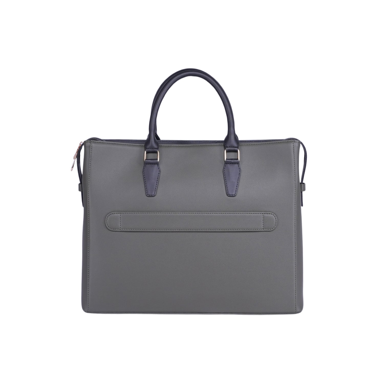 HORRA Vegan Leather 14 Inch Laptop Tote Bag For Women Office use With Padded Laptop Compartment & Detachable Strap