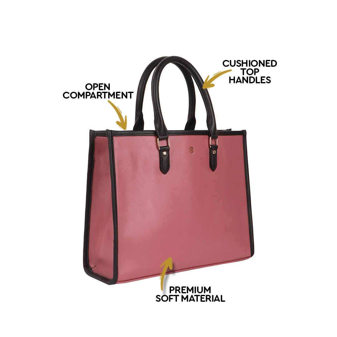 HORRA BIG OFFICE TOTE BAG FOR WOMEN COMPATIBLE FOR 13 INCH LAPTOP