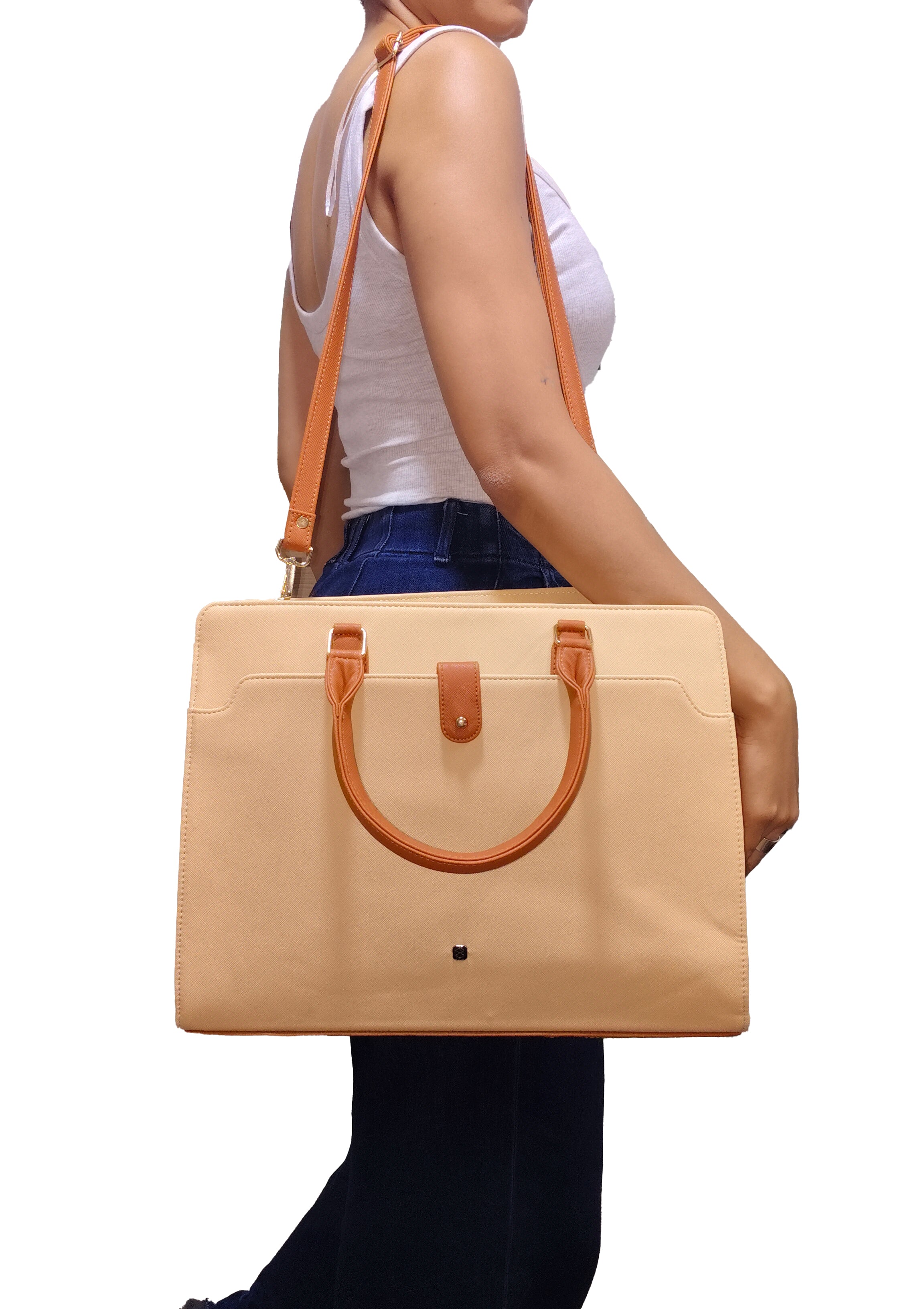 HORRA OFFICE HANDBAG FOR WOMEN COMPATIBLE FOR 13 INCH LAPTOP