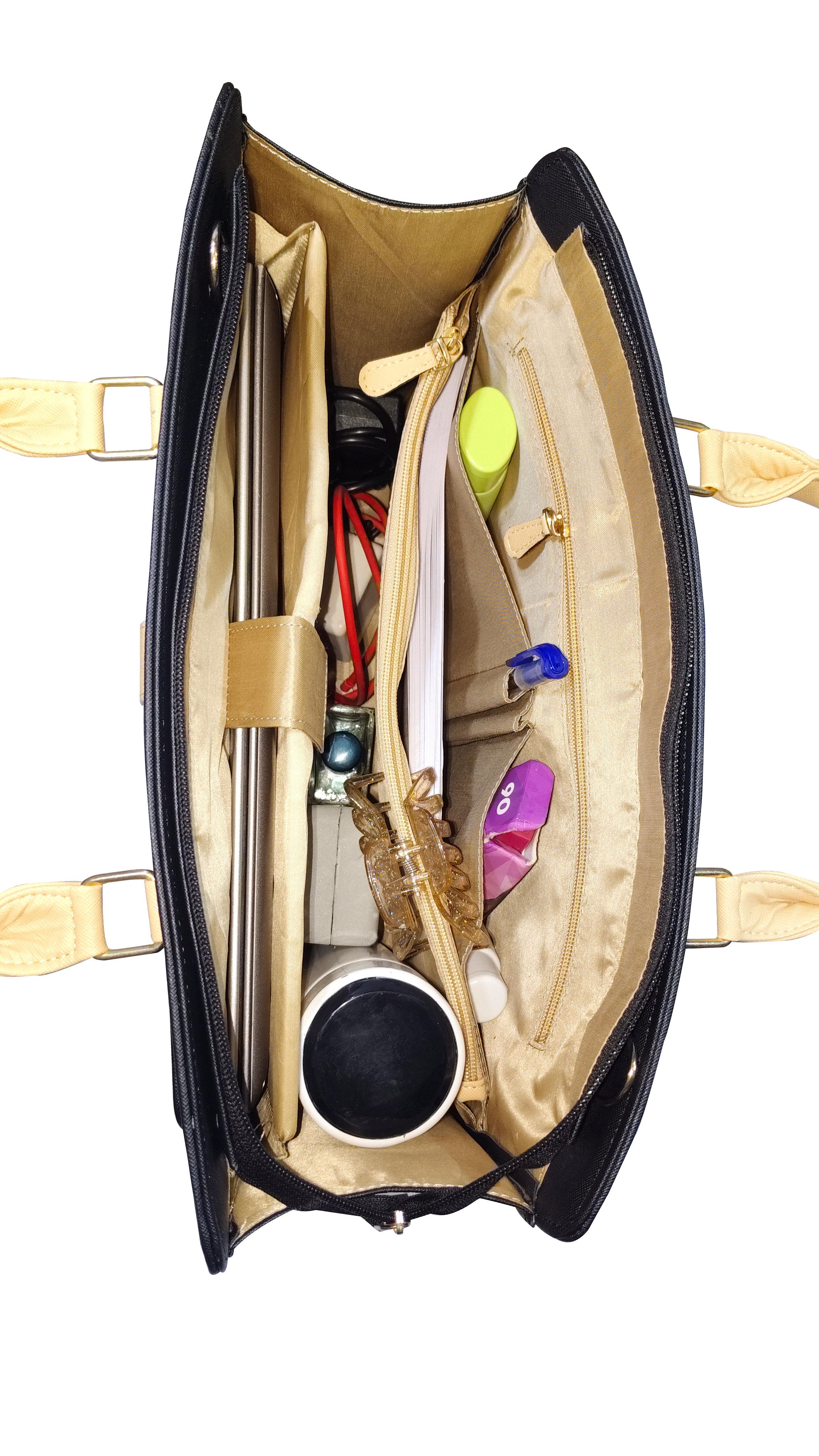 HORRA OFFICE HANDBAG FOR WOMEN COMPATIBLE FOR 13 INCH LAPTOP