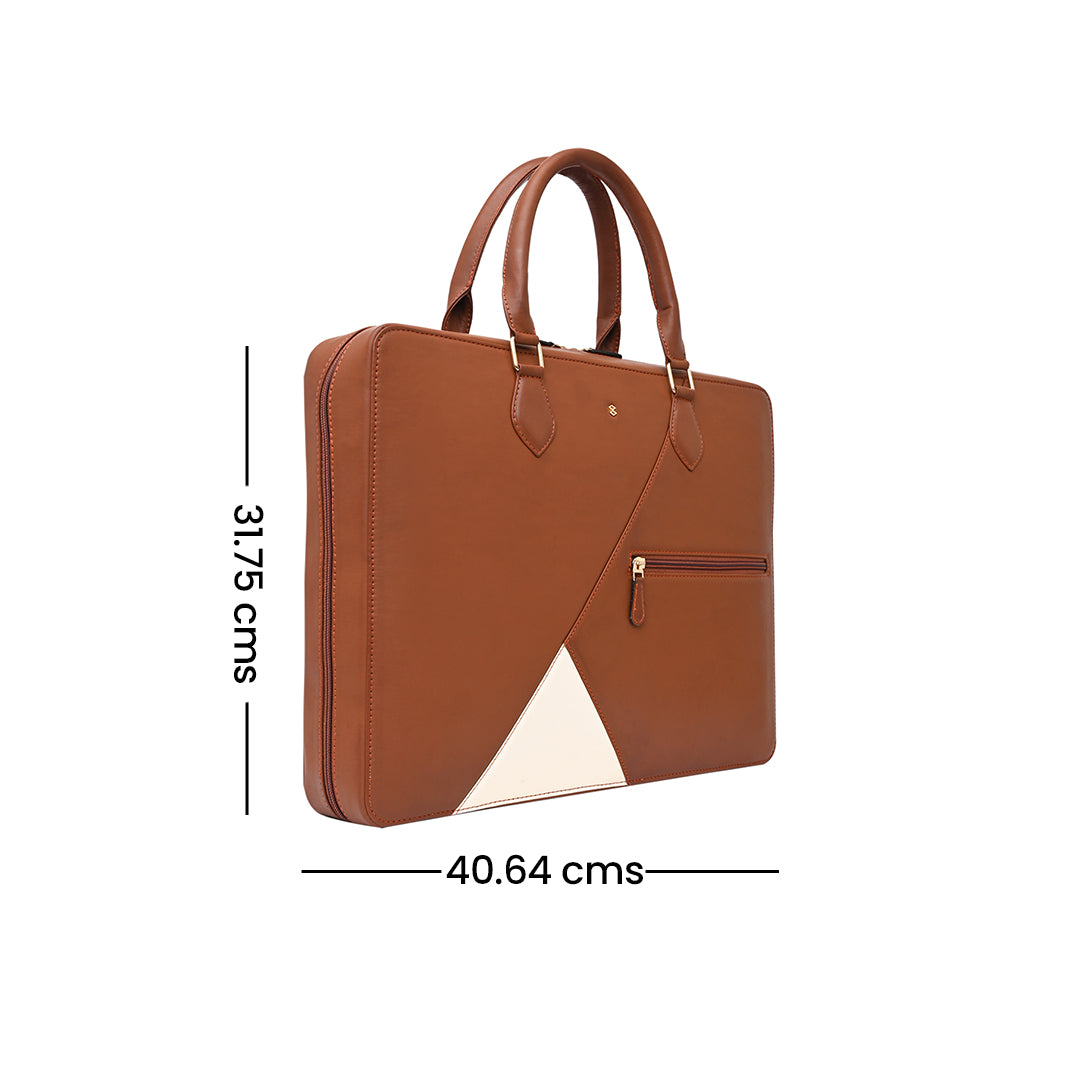 Horra Colorblocked 15 Inch Laptop Bag For Men and Women