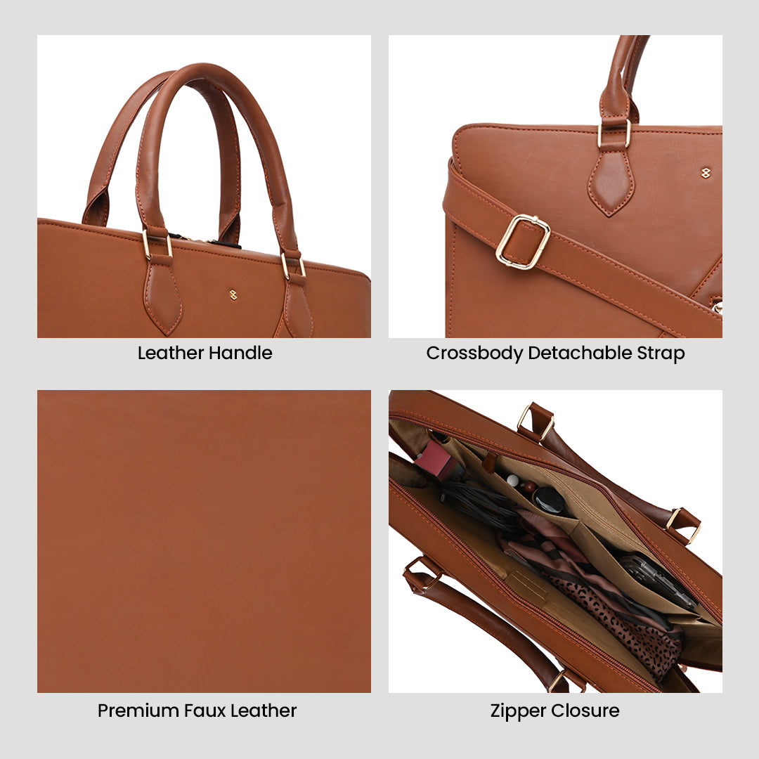 Horra Colorblocked 15 Inch Laptop Bag For Men and Women