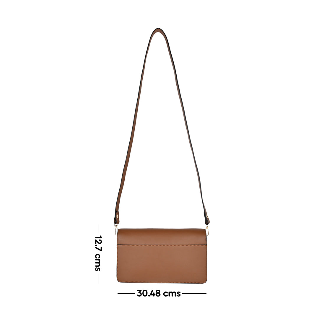 Horra Casual Mini Sling Bag - Tan