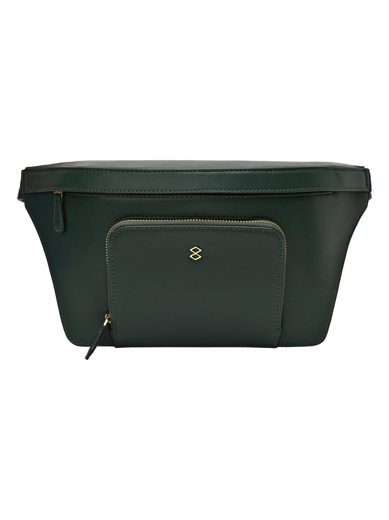 Horra Unisex Stylish Crossbody Bag - Olive Green
