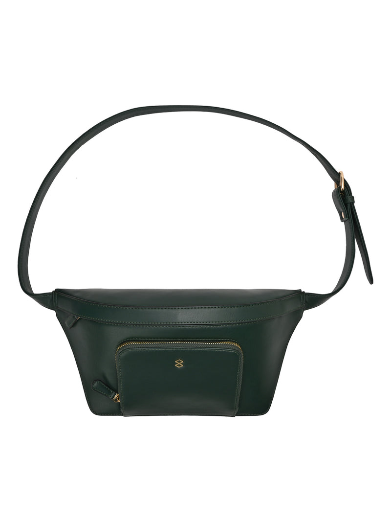 Horra Unisex Stylish Crossbody Bag - Olive Green