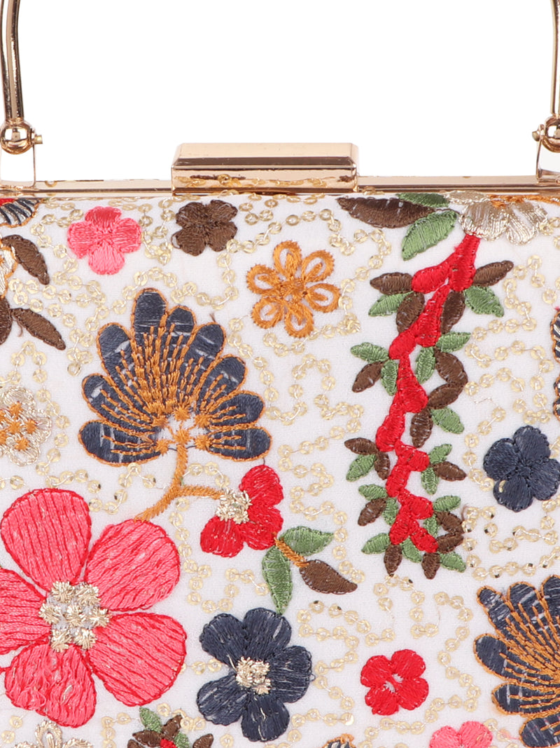 HORRA EMBROIDERY CLUTCH