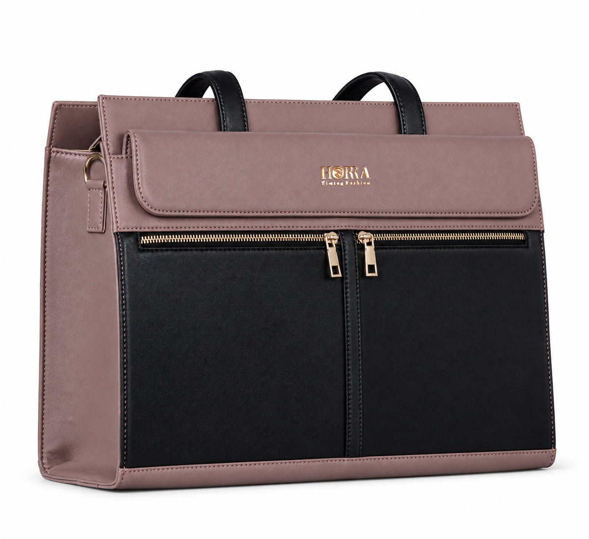 HORRA Vegan Leather 14 Inch Laptop Handbag For Women Office use