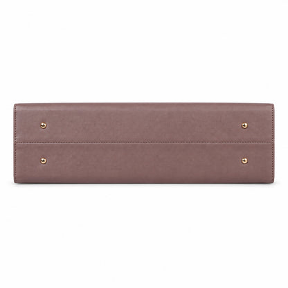 HORRA Vegan Leather 14 Inch Laptop Handbag For Women Office use