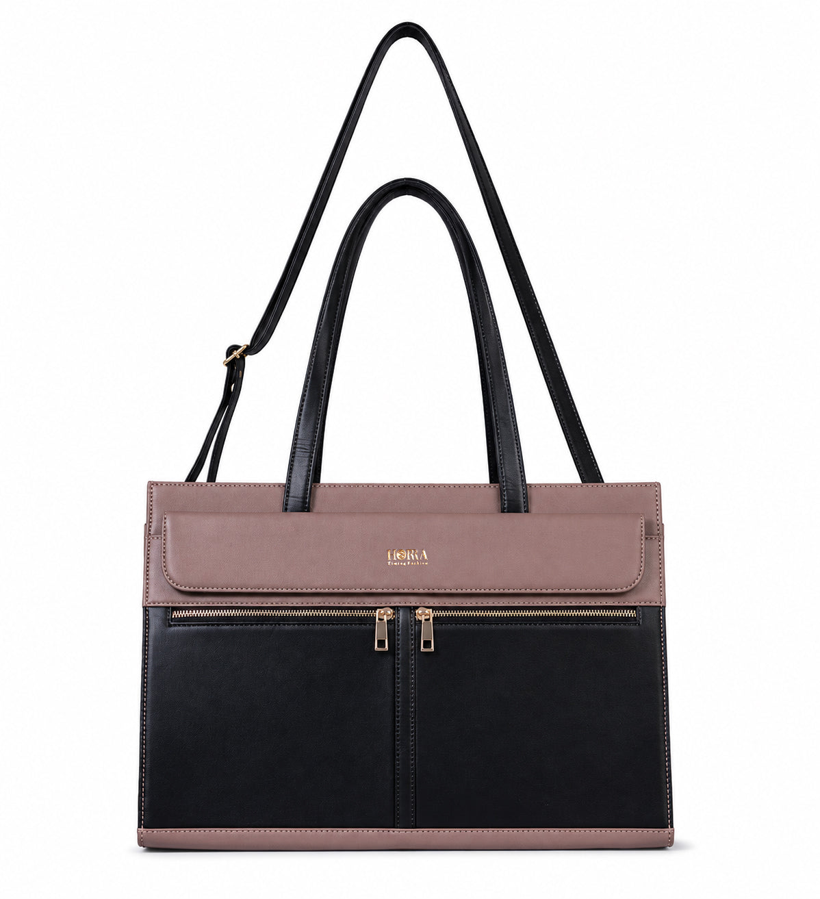 HORRA Vegan Leather 14 Inch Laptop Handbag For Women Office use