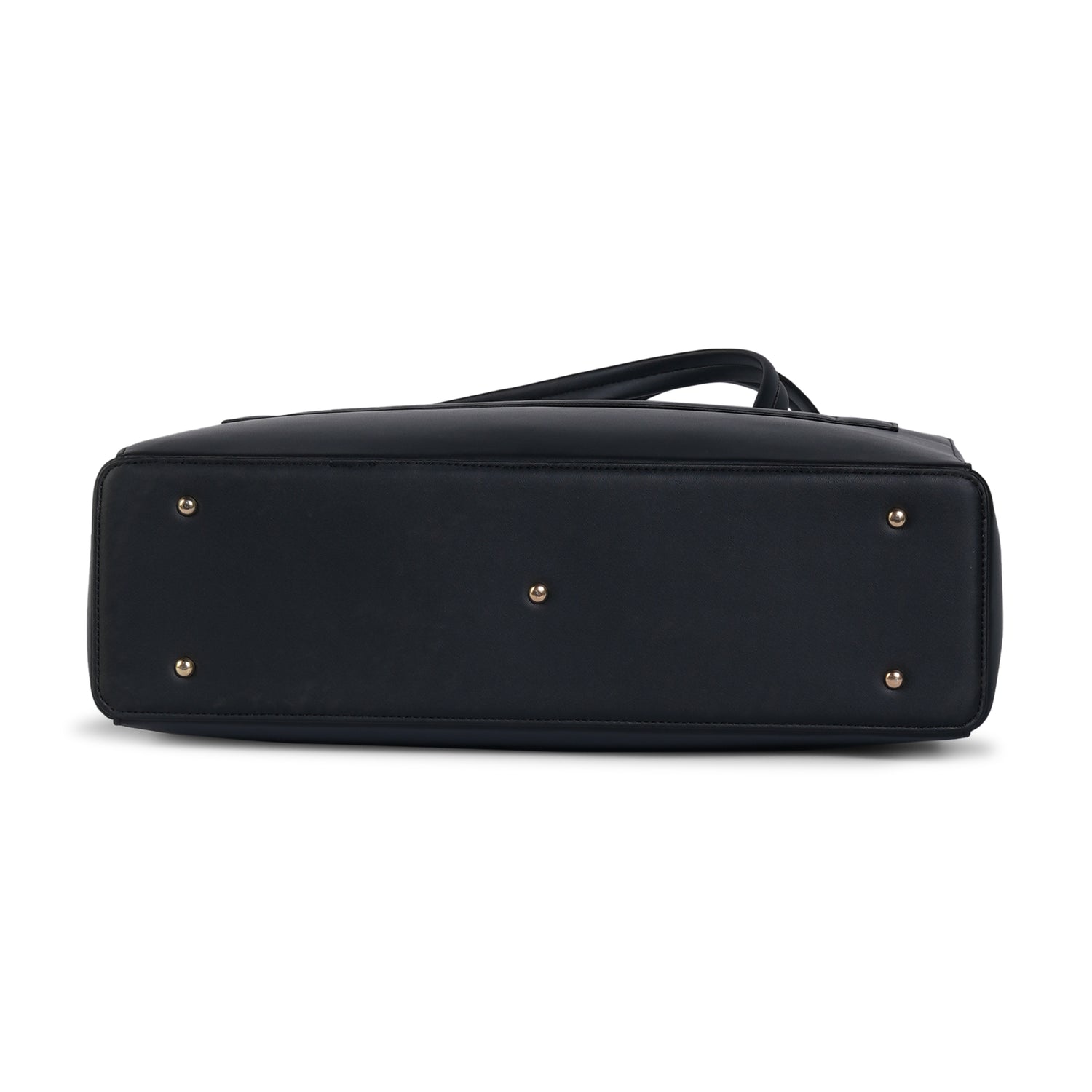 HORRA Vegan Leather 14 Inch Laptop Tote Bag For Women Office Use With Padded Laptop Compartment