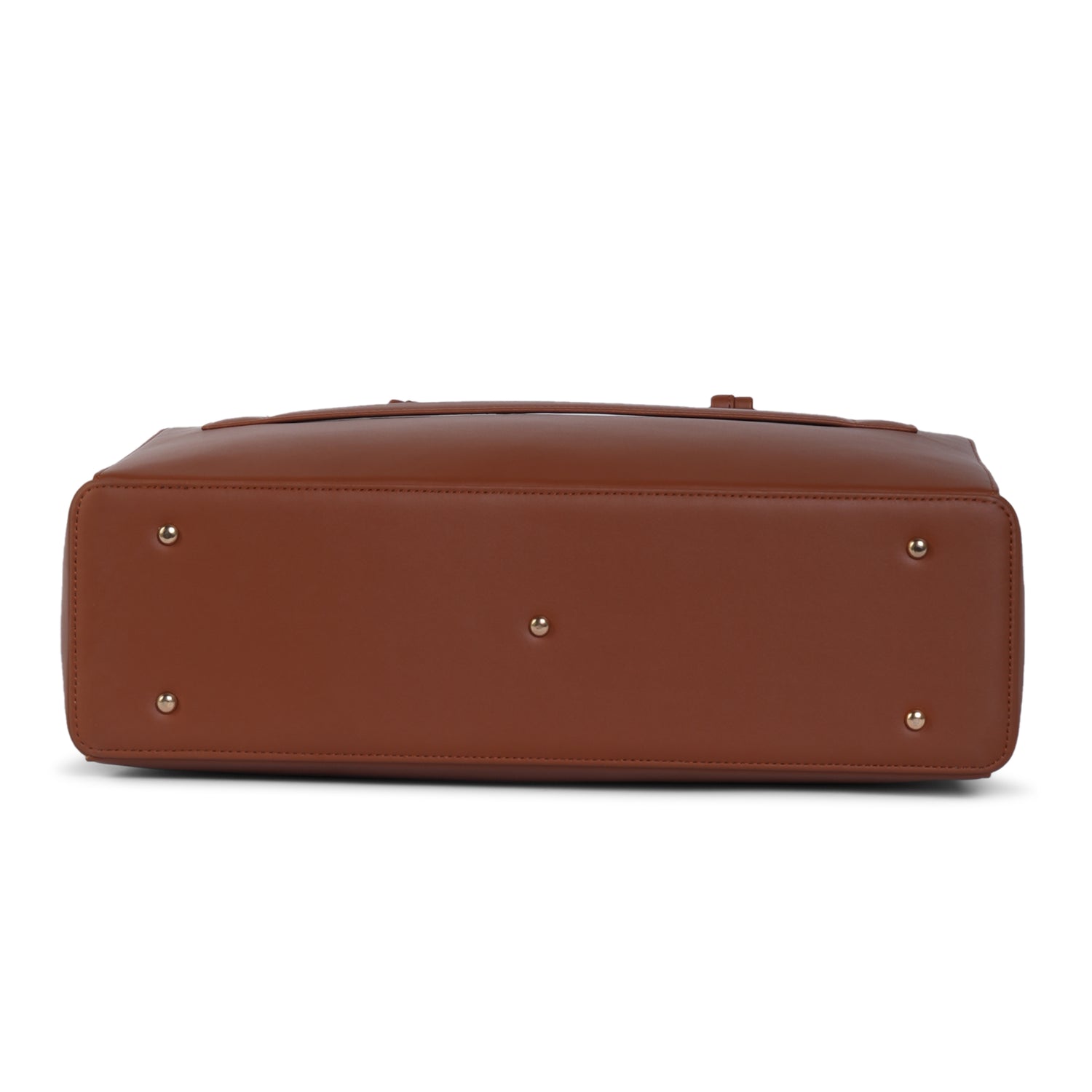 HORRA Vegan Leather 14 Inch Laptop Tote Bag For Women Office Use With Padded Laptop Compartment