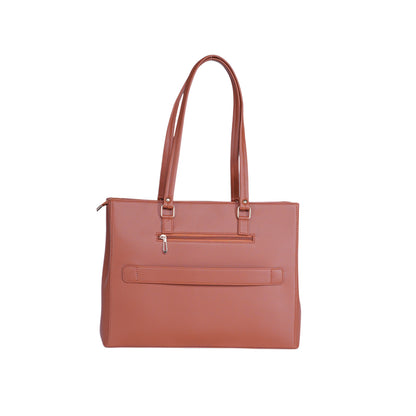 HORRA 14 Inch Laptop Tote Bag For Women Office use | Laptop Shoulder Bag for Work| For College| Latest Stylish Ladies Laptop Handbag|Vegan Leather Handbag | Daily &amp; Travel Use |