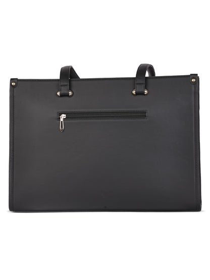 HORRA Vegan Leather 14 Inch Laptop Tote Bag For Women Office use
