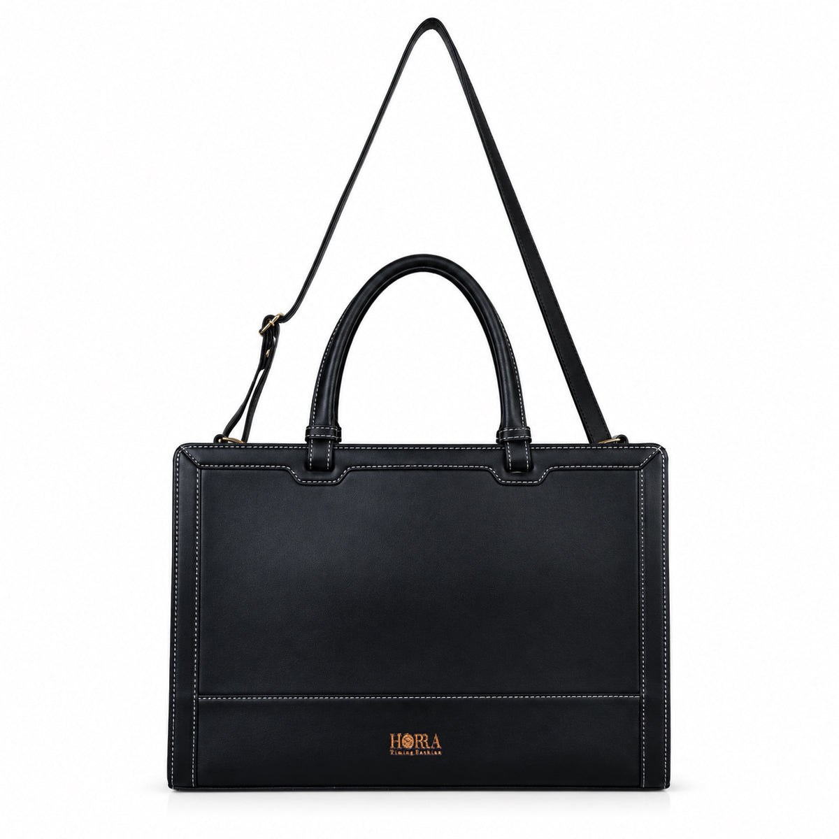 HORRA Vegan Leather 14 Inch Laptop Handbag For Women Office use