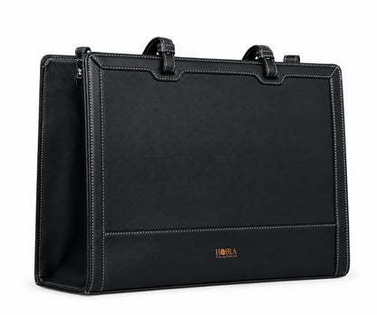HORRA Vegan Leather 14 Inch Laptop Handbag For Women Office use