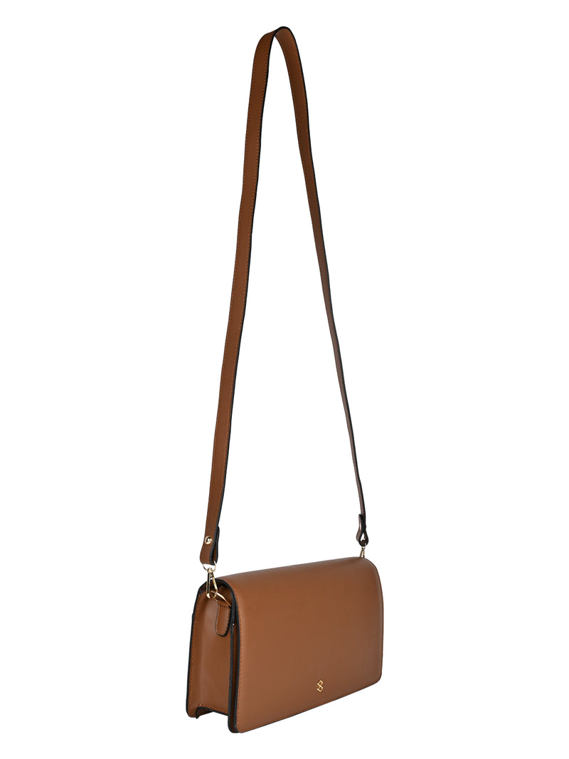 Horra Casual  Mini Sling Bag for Women - Tan