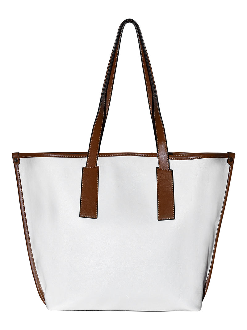 HORRA Big Size CASUAL TOTE BAG White