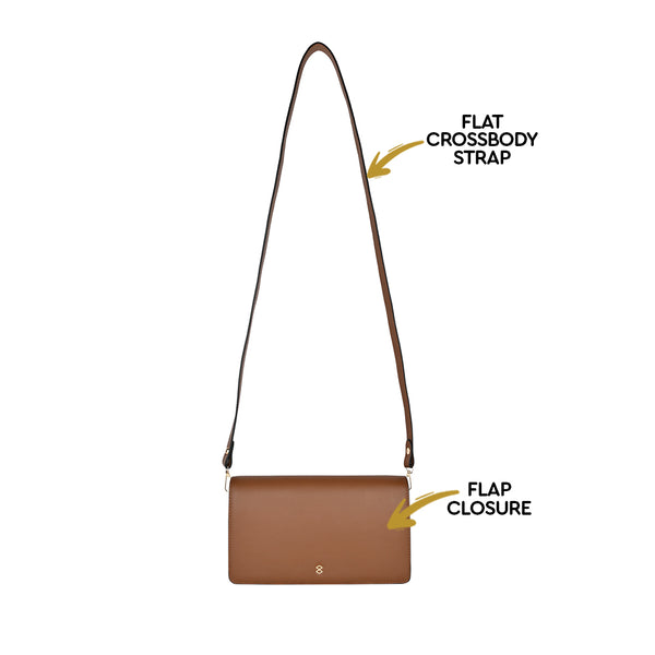 Horra Casual  Mini Sling Bag for Women - Tan