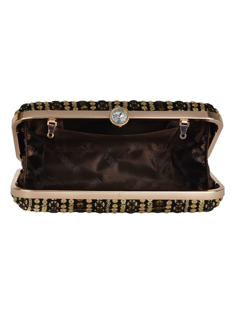 Solid Sequence Clutch - Horra Luxury